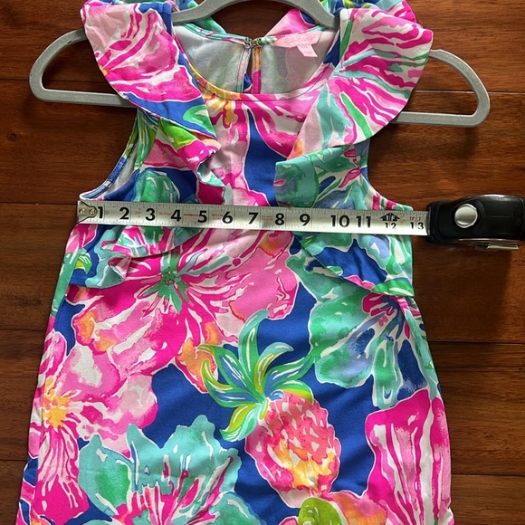 LILLY PULITZER Esmeralda Dress Jungle Utopia size XXS ($168) Ruffle - Picture 8 of 9
